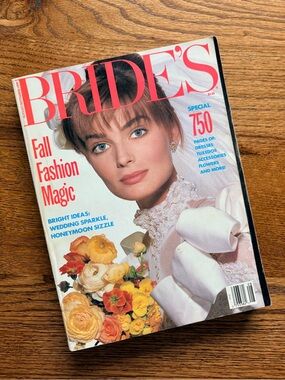 Vintage BRIDE'S Magazine: August/September 1988